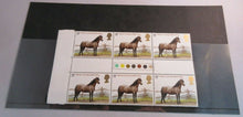 Load image into Gallery viewer, 1978 WELSH PONY 11p BLOCK OF 6 STAMPS MNH WITH TRAFFIC LIGHTS
