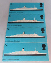 Load image into Gallery viewer, 1969 RMS QUEEN ELIZABETH 2 5d 12 X STAMPS MNH
