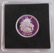Load image into Gallery viewer, 2004 QUEENS BEASTS £1 ONE POUND SILVER PROOF COIN UNICORN OF SCOTLAND BOX &amp; COA
