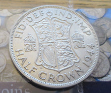 Load image into Gallery viewer, 1944 KING GEORGE VI SILVER HALFCROWN VERY COLLECTABLE CONDITION SPINK 4080 Cc2
