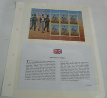 Load image into Gallery viewer, TRISTAN DA CUNHA MILITARY UNIFORMS STAMPS 2008 MNH &amp; INFO CARD
