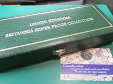 Load image into Gallery viewer, ROYAL MINT UK Britannia Collection Silver Proof Four 4 Coin Empty Box FROM 1997
