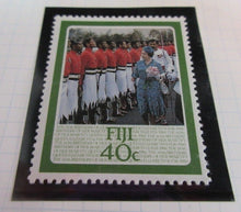 Load image into Gallery viewer, 1986 QUEEN ELIZABETH II 60TH BIRTHDAY FIJI STAMPS &amp; ALBUM SHEET
