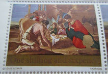 Load image into Gallery viewer, 1967 NATIVITY LOUIS LE NAIN BLOCK OF SIX ONE SHILLING &amp; SIXPENCE STAMPS MNH
