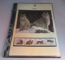Load image into Gallery viewer, Lynx WWF Info Sheets Exclusive Stamps from Portugal and FDC&#39;s
