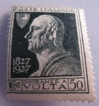 Load image into Gallery viewer, 1927 POSTE ITALIANE ONORANZE VOLTA 1827-1927 20c, 50c, 60c &amp; 1.25Lire STAMPS MNH
