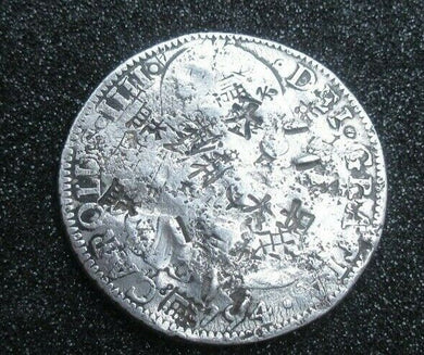 1794 8 REALES Carolus IIII Spanish Colonial COIN CERTIFIED BURIED TRESURE