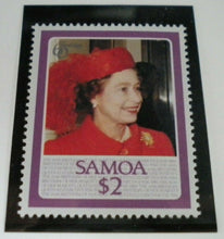 Load image into Gallery viewer, QUEEN ELIZABETH II THE 60TH BIRTHDAY OF HER MAJESTY SAMOA STAMPS MNH
