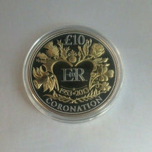 Load image into Gallery viewer, 2013 5oz Guernsey Coronation Jubilee Silver &amp; Gold Proof £10 Ten Pounds Coin 365
