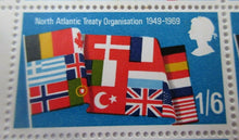 Load image into Gallery viewer, 1969 NORTH ATLANTIC TREATY ORGANISATION 1/6 8 X STAMPS MNH
