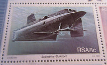 Load image into Gallery viewer, 1982 RSA SIMON TOWN NAVAL BASE MINI SHEET RSA 8C,15C, 20C &amp; 25c STAMPS MNH
