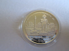 Load image into Gallery viewer, 2005 BRITISH VIRGIN IS BATTLE OF TRAFALGAR NELSON&#39;S COLUMN $10 SILVER PROOF COIN
