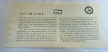 Load image into Gallery viewer, 1924 VAUXHALL 15mm X 10mm 1.60gram SILVER INGOT WITH INFORMATION SLIP
