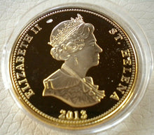 Load image into Gallery viewer, 2013 THE NAPOLEONIC WARS GOLD PLATED TWENTY FIVE PENCE CROWN WITHIN CAPSULE
