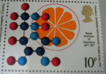 Load image into Gallery viewer, 1977 ROYAL INSTITUTE OF CHEMISTRY 10P BLOCK OF 8 STAMPS MNH &amp; TRAFFIC LIGHTS
