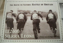 Load image into Gallery viewer, THE ROUTE TO VICTORY BATTLE OF BRITAIN STAMPS MNH &amp; INFORMATION CARD
