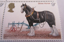 Load image into Gallery viewer, 1978 SHIRE HORSE 9p BLOCK OF 4 STAMPS MNH
