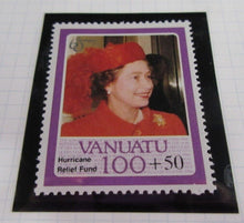 Load image into Gallery viewer, 1986 QUEEN ELIZABETH II 60TH BIRTHDAY  VANUATU STAMPS &amp; ALBUM SHEET
