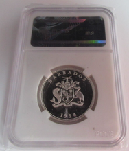 Load image into Gallery viewer, 1994 QUEEN ELIZABETH QUEEN MOTHER SILVER PROOF $1 ONE  DOLLAR COIN SLABBED
