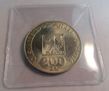 Load image into Gallery viewer, 1974 POLAND 30TH ANNIVERSARY OF THE REPUBLIC .625 SILVER 200 ZT COIN CLEAR FLIP
