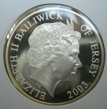 Load image into Gallery viewer, 2003 HRH PRINCE WILLIAM 21ST BIRTHDAY SILVER PROOF JERSEY £5 COIN COVER PNC
