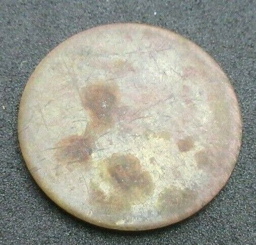 BRONZE 1d ONE PENNY COIN VIRGIN FLAN UNSTRUCK MINT ERROR MULE