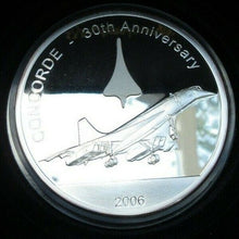 Load image into Gallery viewer, 2006 CONCORD 30TH ANNIVERSARY $25 COIN WITH PIECE OF CONCORD SET IN COIN BOX/COA
