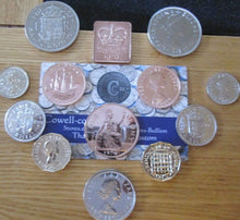 Load image into Gallery viewer, UK 1970 ROYAL MINT Proof Coins 2/6 (HALF CROWN) 2/- (FLORIN)1/- 6d 3d 1d 1/2d
