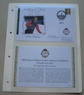 2011 WILLIAM & KATE A ROYAL LOVE STORY FOLLOWING IN HIS FATHERS SKI TRACKS COVER