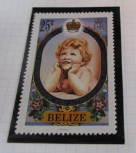 Load image into Gallery viewer, 1986 QUEEN ELIZABETH II 60TH BIRTHDAY BELIZE STAMPS &amp; ALBUM SHEET
