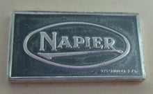 Load image into Gallery viewer, 1905 NAPIER 15mm X 10mm 1.60gram SILVER INGOT WITH INFORMATION SLIP
