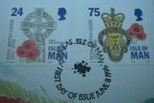 Load image into Gallery viewer, 1995 ROYAL BRITISH LEGION 75TH ANNIVERSARY 1921-1996 FIRSTDAY £2 COIN COVER PNC
