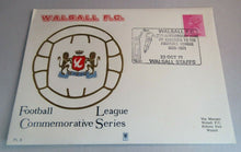 Load image into Gallery viewer, 1970&#39;s VINTAGE FOOTBALL STAMP COVER WALSALL FC
