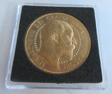 Load image into Gallery viewer, 1902 KING EDWARD VII FANTASY DOUBLE FLORIN WITH BOX AND COA
