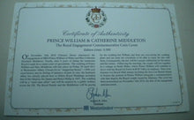 Load image into Gallery viewer, 2010 WILLIAM &amp; KATE ROYAL WEDDING COMMEMORATIVE BUNC £5 COIN COVER PNC WITH COA
