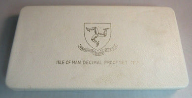 ISLE OF MAN DECIMAL PROOF 1971 6 COIN YEAR SET 50, 10, 5, 2, 1 & 1/2 NEW PENCE