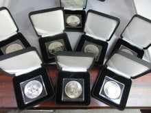 Load image into Gallery viewer, UK CROWN COINS 1950 - 2000 PROOF &amp; BUNC BOXED WITH COA MULTI LISTING ROYAL MINT
