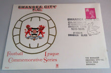 Load image into Gallery viewer, 1970&#39;s VINTAGE FOOTBALL STAMP COVER SWANSEA CITY FC
