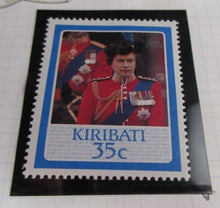 Load image into Gallery viewer, 1986 QUEEN ELIZABETH II 60TH BIRTHDAY KIRIBATI STAMPS &amp; ALBUM SHEET
