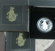 Load image into Gallery viewer, The Bull of Clarence 2018 1oz Silver Proof UK £2 Coin In Royal Mint Box + COA
