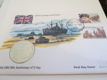 Load image into Gallery viewer, £5 Proof Coin First Day Covers Colourised Rare Unusual Battle of Britain WWII BU
