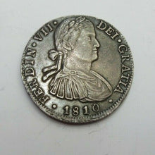 Load image into Gallery viewer, 1810 Mexico Silver 8 Reales Spanish Colonial Coin IN aUNC COINDITION BOXED
