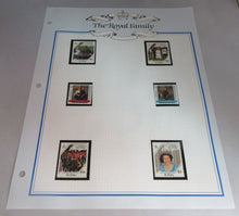 Load image into Gallery viewer, 1986 QEII 60TH BIRTHDAY &amp; ROYAL WEDDING ST KITTS STAMPS &amp; ALBUM SHEET
