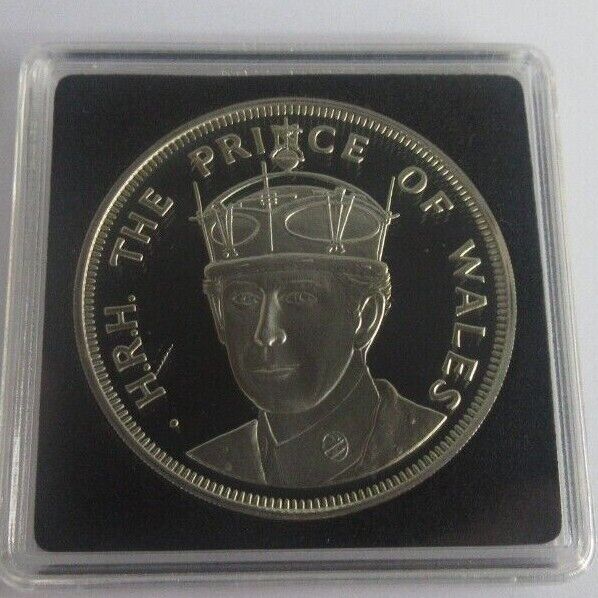 The Prince of Wales 1981 Royal Wedding Charles and Diana Silver Proof Medallion
