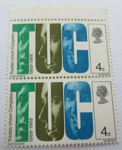 Load image into Gallery viewer, 1968 BRITISH TUC 4d 11 STAMPS MNH
