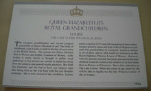 Load image into Gallery viewer, 2009 QE II&#39;S ROYAL GRANDCHILDREN LADY LOUISE STAMP COVER 4 MNH STAMPS/INFO
