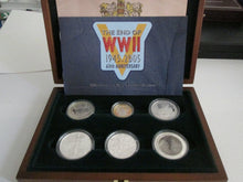 Load image into Gallery viewer, 2005 ROYAL MINT WWII ALLIED FORCES SILVER PROOF COIN COLLECTION
