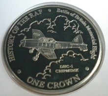 Load image into Gallery viewer, 2007 TRAINING AIRCRAFT - HISTORY OF THE RAF -  PROOF 1 CROWN  COIN COVER PNC
