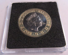 Load image into Gallery viewer, 2020 MAYFLOWER QEII BUNC £2 TWO POUND COIN WITH QUAD CAPSULE &amp; COA
