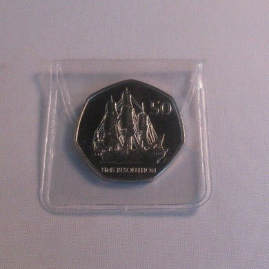 2020 Fifty Pence HMS RESOLUTION  50p Coin PACK GEORGIA & SANDWICH ISLANDS Cc1